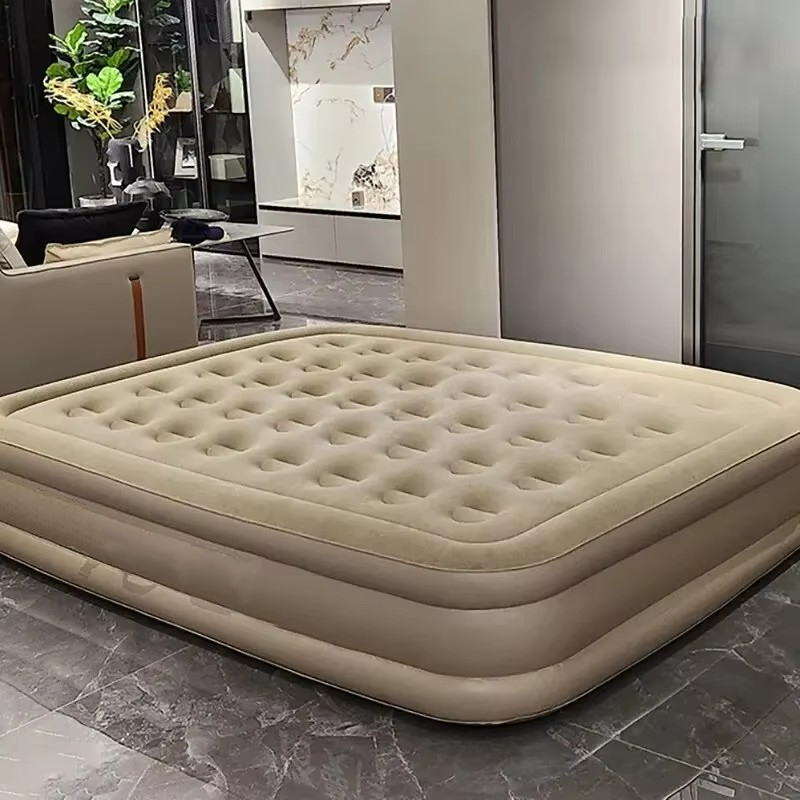 Outdoor Camping Cot - ภายใน Air ที่นอน Glamping Mats PVC