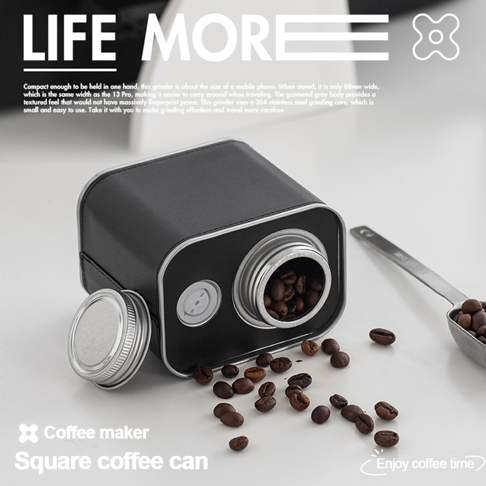 Outdoor Camping Storage Box - เมล็ดกาแฟสุญญากาศกระป๋องกลางแจ้งตั้งแคมป์ดีบุกกล่องเกรดอาหารบรรจุภัณฑ์การจัดเก็บสดหายใจกระป๋องเหล็ก