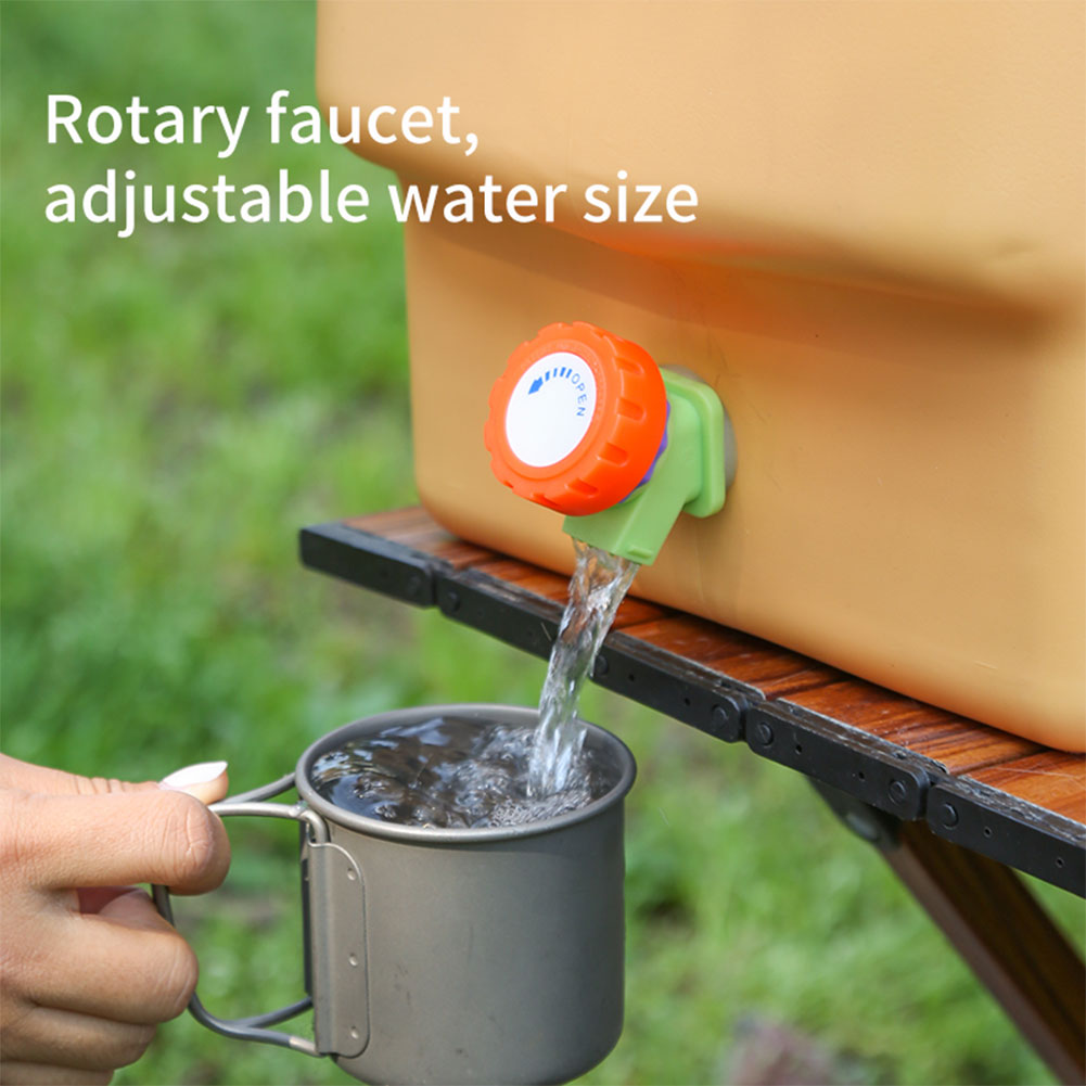 Outdoor Camping Water Jug - ถังน้ำขนาด 30 ลิตรพร้อมก๊อกน้ำ ถังเก็บน้ำปลอดสาร BPA พร้อมขวดใส่เจลล้างมือสำหรับการตั้งแคมป์กลางแจ้ง