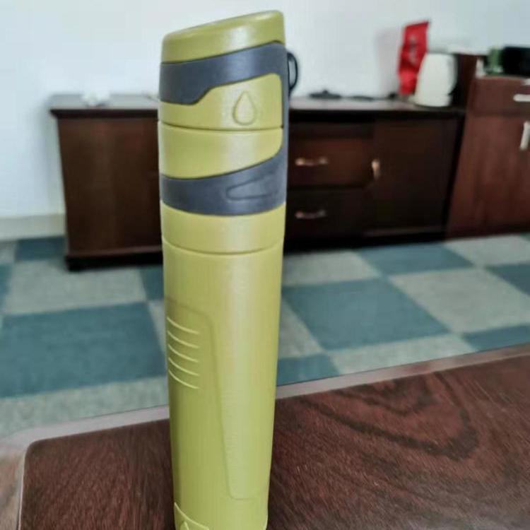 Outdoor Camping Water Filter - เครื่องกรองน้ำพกพาสำหรับตั้งแคมป์กลางแจ้ง, เครื่องกรองน้ำส่วนบุคคลสำหรับการเดินป่า, สถานการณ์ฉุกเฉิน และการเดินทาง