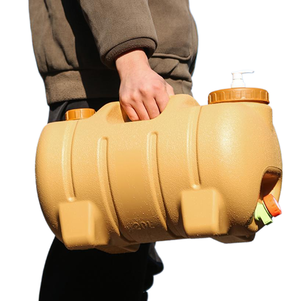 Outdoor Camping Water Tank - ถังเก็บน้ำแบบพกพาขนาด 20 ลิตรพร้อมก๊อกน้ำ ถังน้ำดื่ม ตู้จ่ายน้ำความจุขนาดใหญ่สำหรับยานพาหนะ รถ