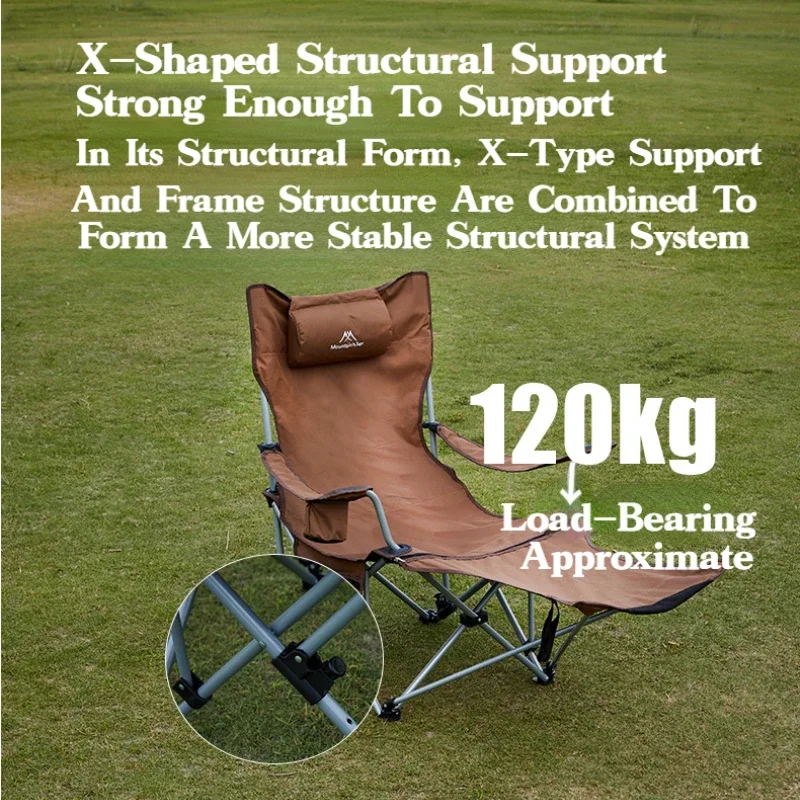 Outdoor Camping Lounge Chairs - เก้าอี้พับปรับระดับได้ 4 ระดับ MOUNTAINHIKER รุ่นอัพเกรด สำหรับกิจกรรมกลางแจ้ง