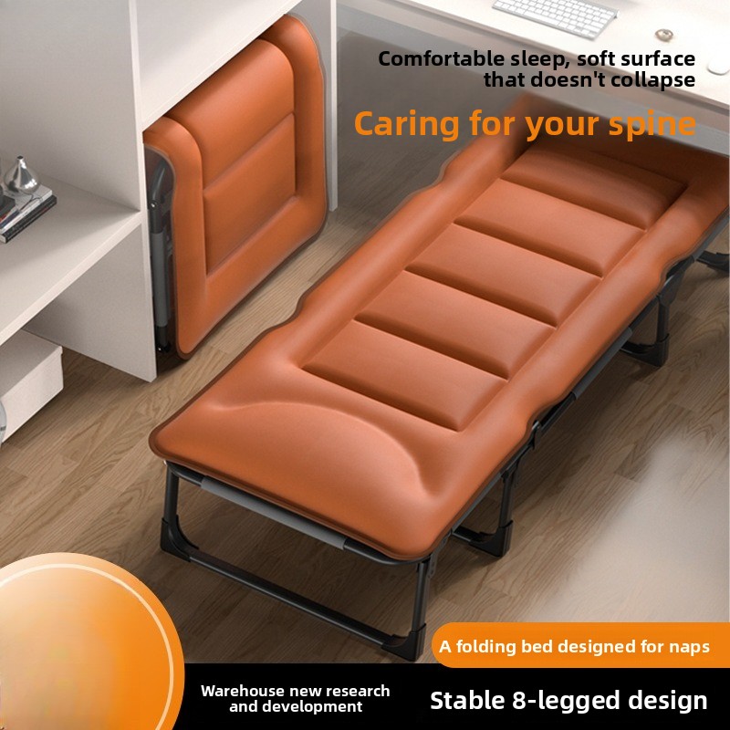Outdoor Camping Lounge Chairs - เตียงพับสำหรับตั้งแคมป์ เฟอร์นิเจอร์สำหรับตั้งแคมป์ เก้าอี้พักผ่อน เตียงพับสำหรับตั้งแคมป์กลางแจ้ง เตียงเดี่ยวสำหรับพักผ่อน เตียงพับสำหรับงีบหลับในสำนักงาน