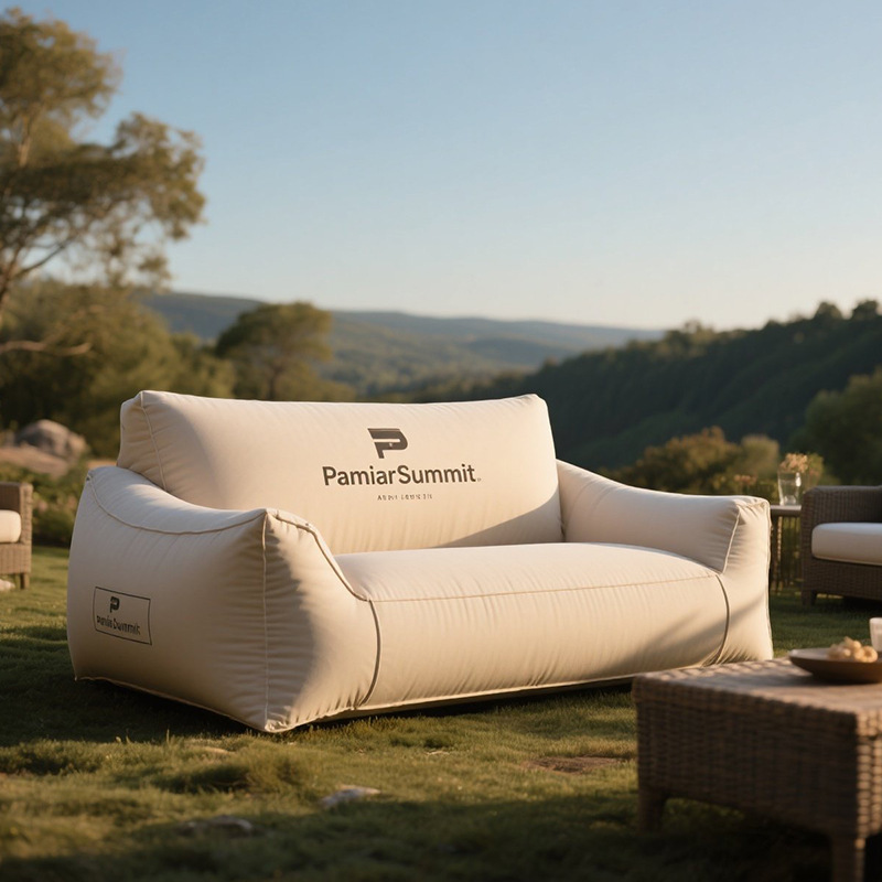 Outdoor Camping Lounge Chairs - โซฟาเป่าลมอัตโนมัติ, ที่นอนลมพกพาสำหรับกิจกรรมกลางแจ้ง, เก้าอี้เป่าลมสำหรับพักผ่อนที่บ้านและแคมป์ปิ้ง