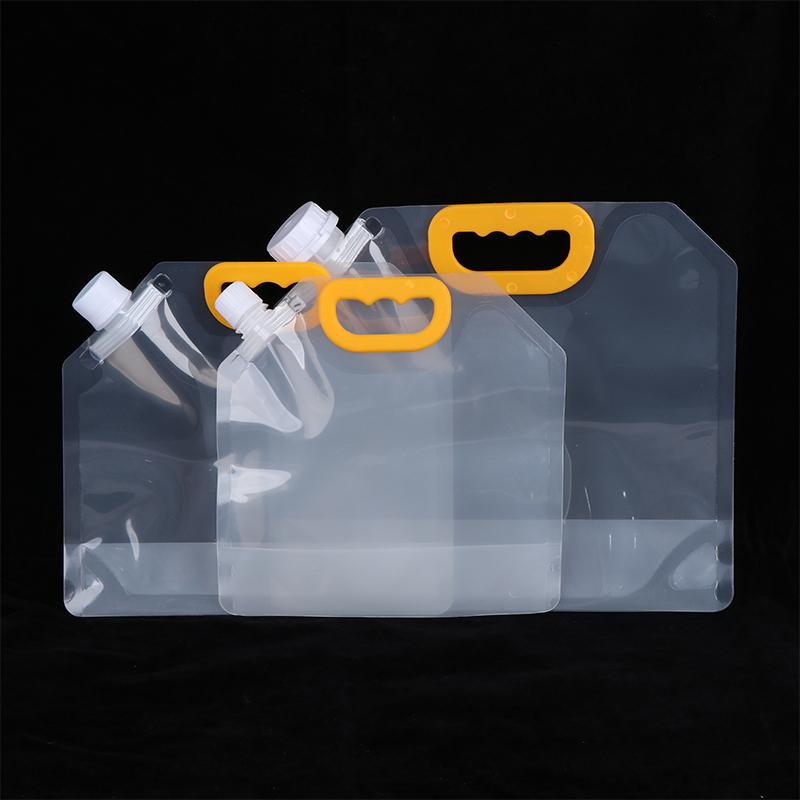 Outdoor Camping Water Jug - 1/5 ชิ้น 1 ลิตร-10 ลิตร ถุงใส่น้ำแบบพับได้