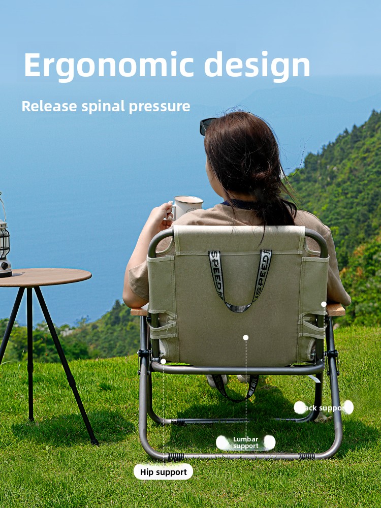 เก้าอี้เคอร์มิตแบบพับได้แบบพกพ - Outdoor Camping Table Foldable บทวิจารณ์และราคา