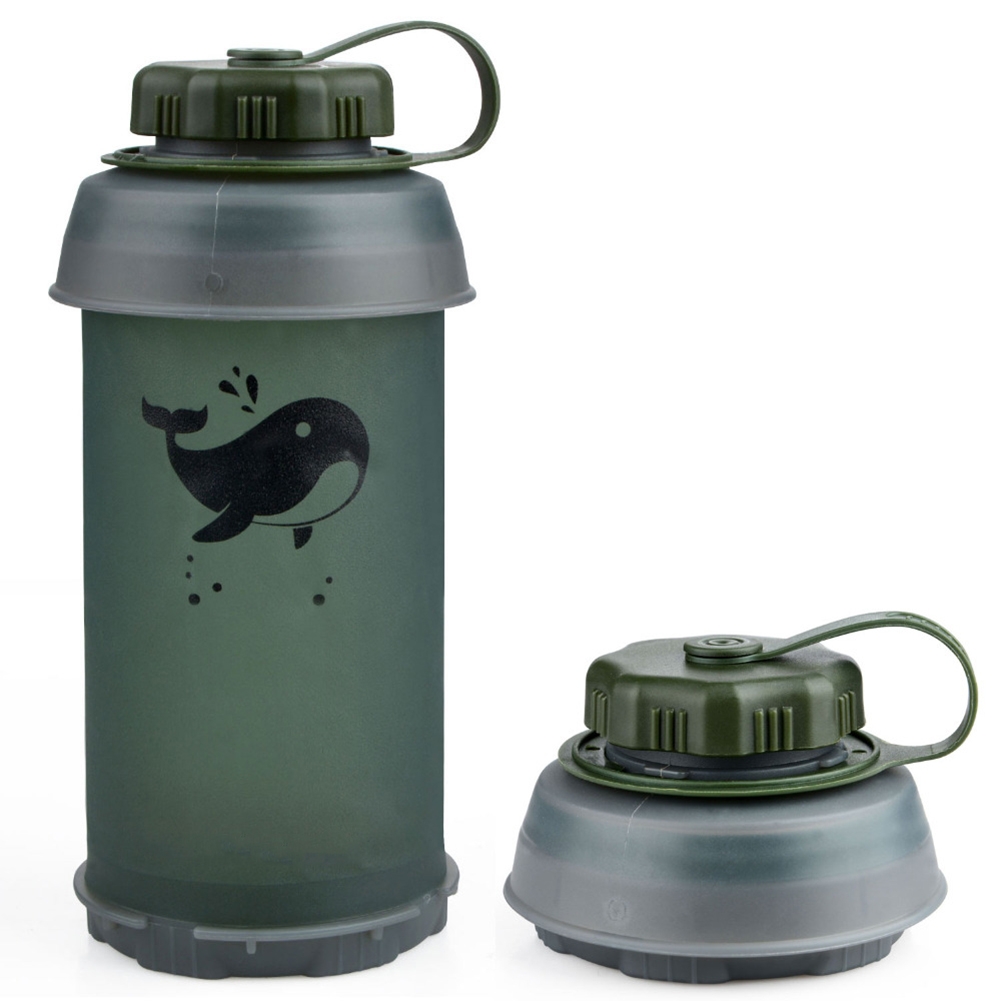 ขวดน้ำ TPU แบบพับได้ขนาด 750 ม - Outdoor Camping Water Tank บทวิจารณ์และราคา