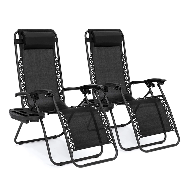 เก้าอี้ชายหาดปรับเอนได้ น้ำหนั - Outdoor Camping Lounge Chairs บทวิจารณ์และราคา