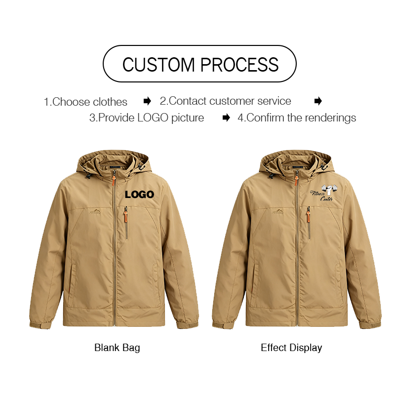 เสื้อแจ็คเก็ตกีฬาผู้ชาย โลโก้ส - Outdoor Camping Logo บทวิจารณ์และราคา
