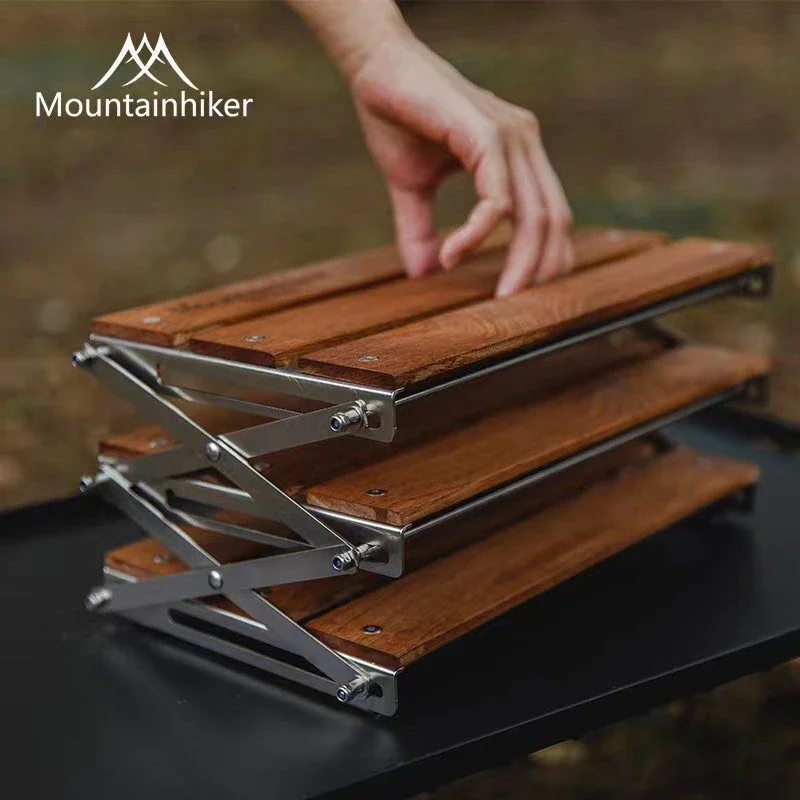 MOUNTAINHIKER ชั้นวางของสามชั้ - Outdoor Camping Table Foldable บทวิจารณ์และราคา