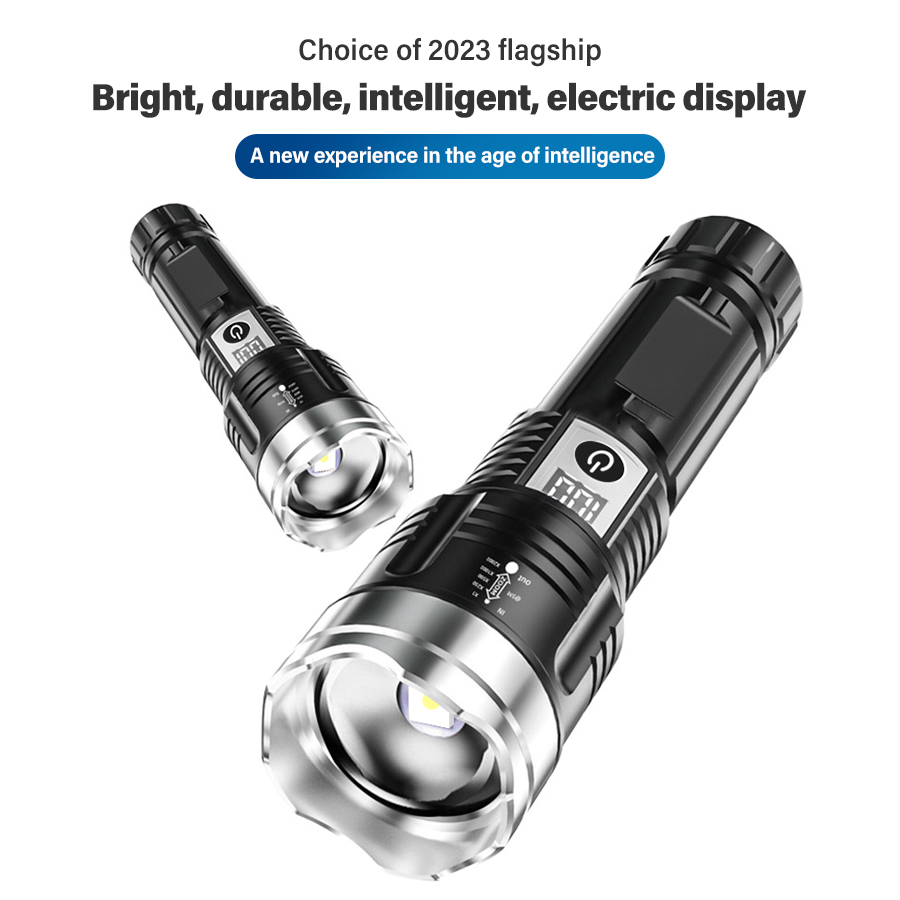 ไฟฉาย LED กำลังสูง 200000LM แบ - Outdoor Camping Lighting บทวิจารณ์และราคา
