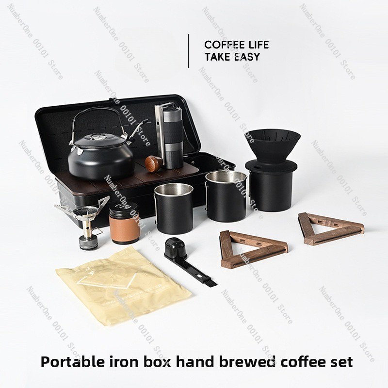 ชุดอุปกรณ์ชงกาแฟแบบพกพาสำหรับต - Outdoor Camping Storage Box บทวิจารณ์และราคา