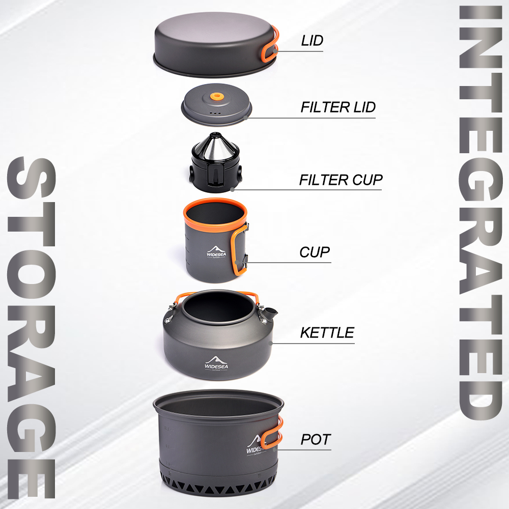Camping Tableware ชุดเครื่องคร - Outdoor Camping Kitchen Table บทวิจารณ์และราคา