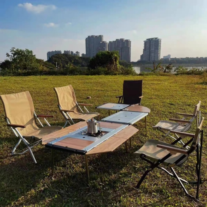 Tryhomy IGT ตารางไม้ไผ่แผ่นขยา - Outdoor Camping Kitchen Table บทวิจารณ์และราคา