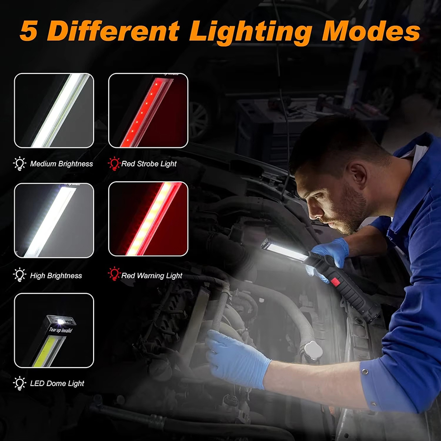ไฟฉาย LED แบบพกพาพร้อมตะขอแม่เ - Outdoor Camping Lighting บทวิจารณ์และราคา