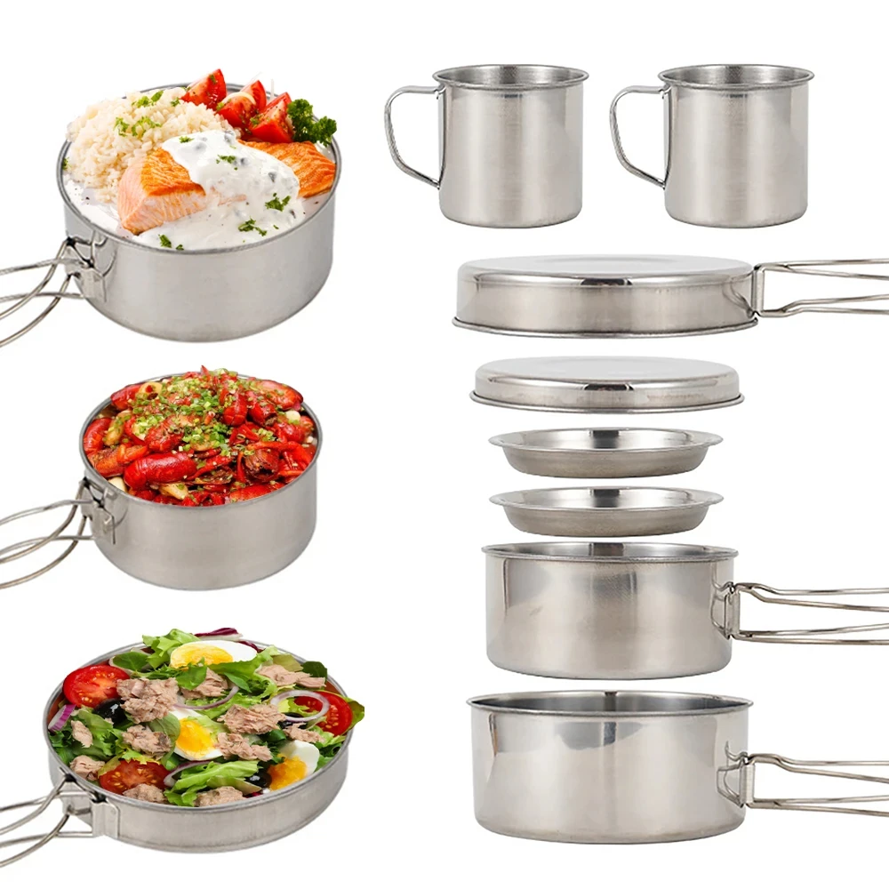 ชุดเครื่องครัวแคมป์ปิ้ง 8 ชิ้น - Outdoor Camping Kitchen Table บทวิจารณ์และราคา