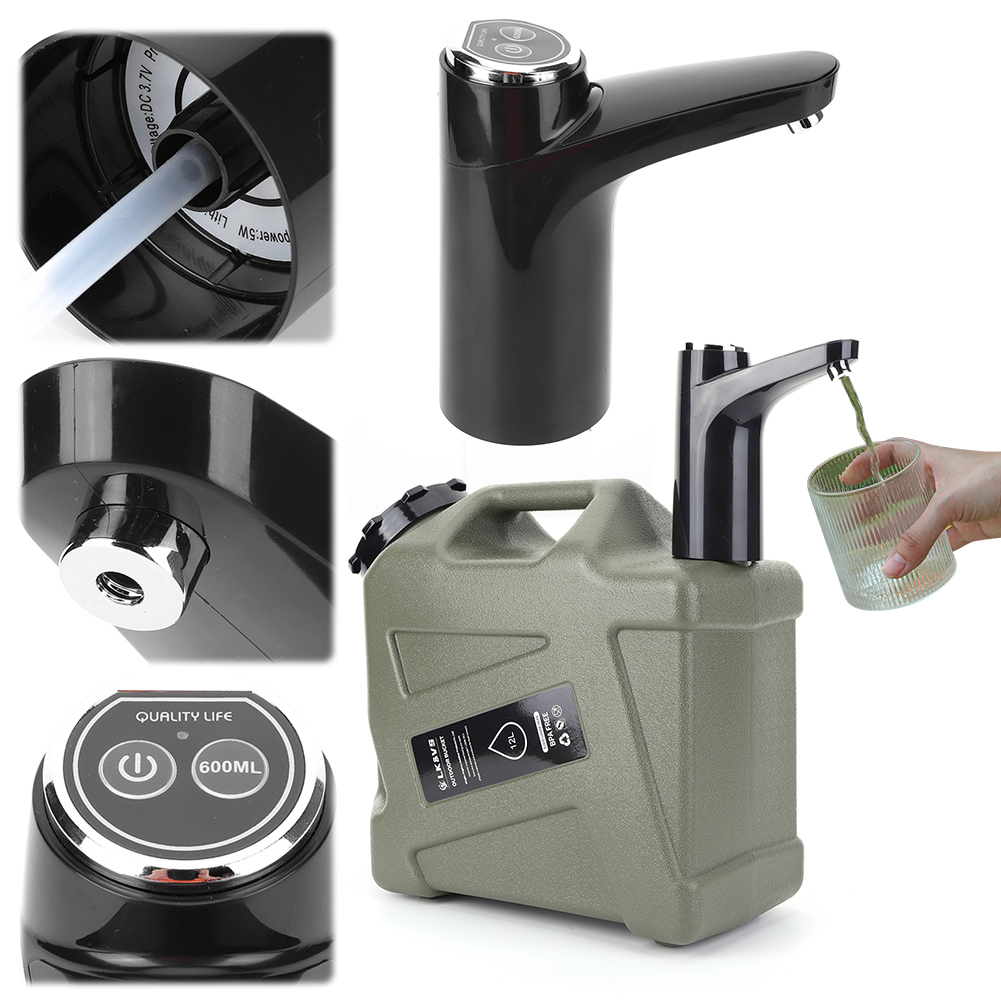 ถังน้ํากลางแจ้ง 11 ลิตรความจุข - Outdoor Camping Water Tank บทวิจารณ์และราคา