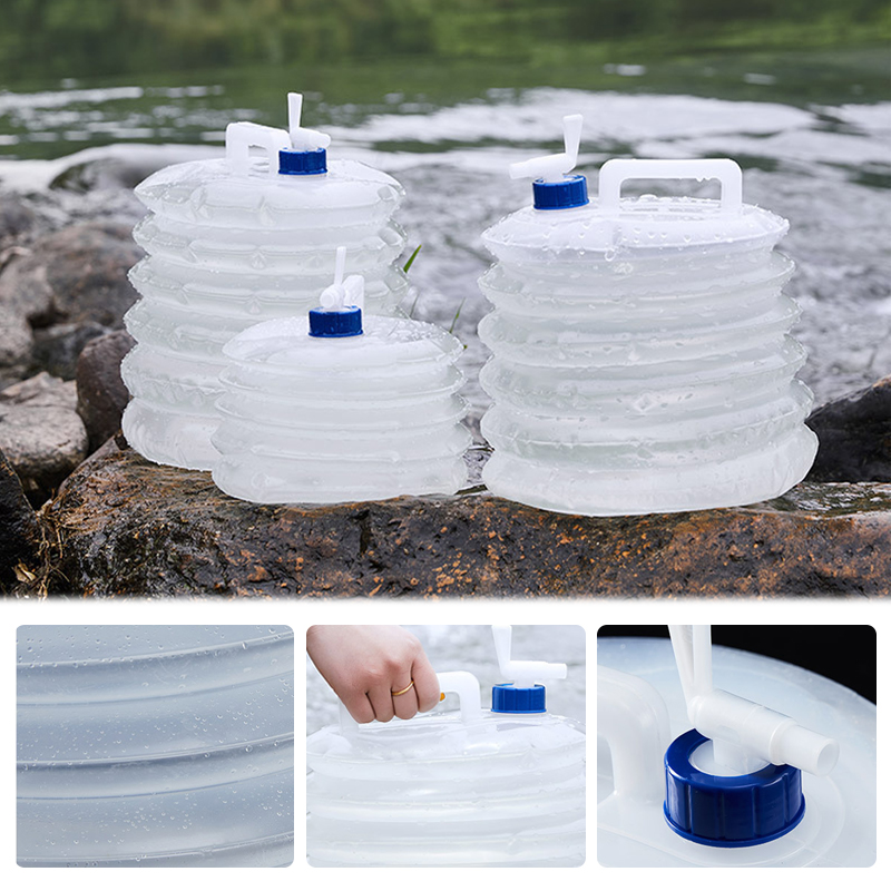 ถังน้ำพับได้ SEAMETAL 5L-15L ส - Outdoor Camping Water Tank บทวิจารณ์และราคา