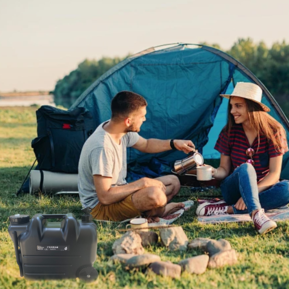 ถังเก็บน้ำตั้งแคมป์กลางแจ้ง28L - Outdoor Camping Water Tank บทวิจารณ์และราคา