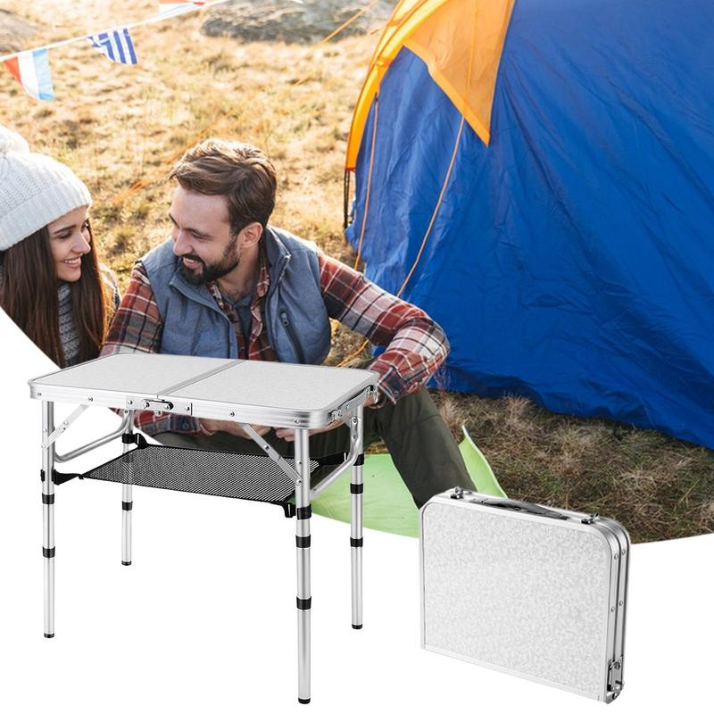 Camping Table พับกลางแจ้งพับอล - Outdoor Camping Table Foldable บทวิจารณ์และราคา