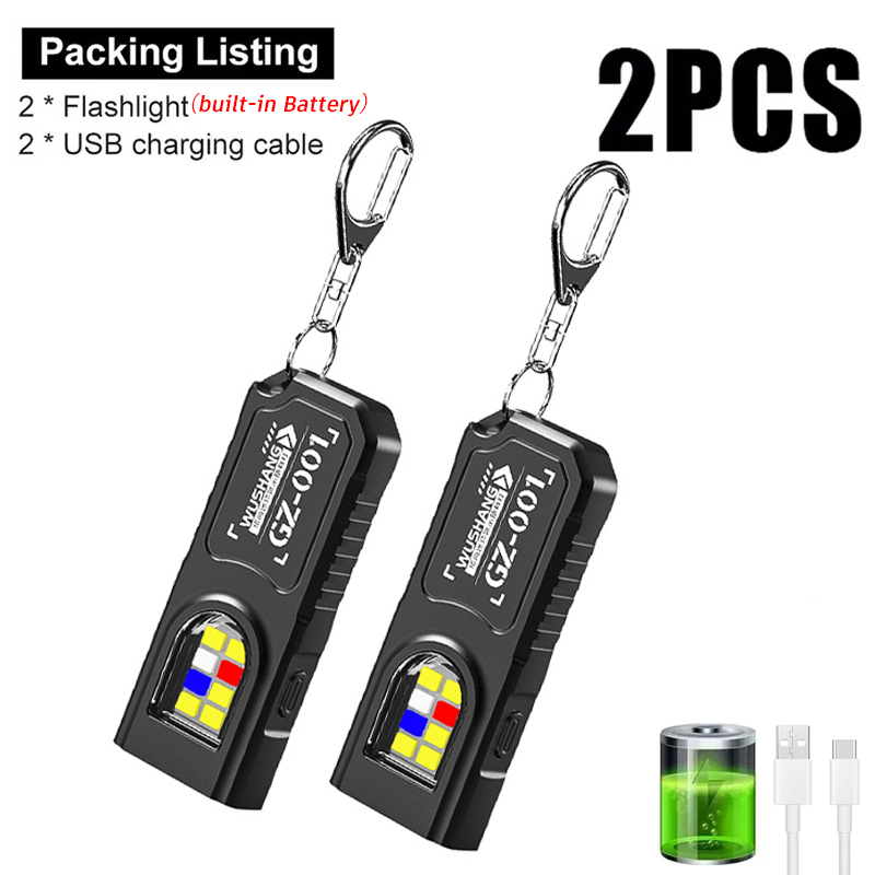 ไฟฉายพวงกุญแจอเนกประสงค์แบบชาร - Outdoor Camping Lighting บทวิจารณ์และราคา