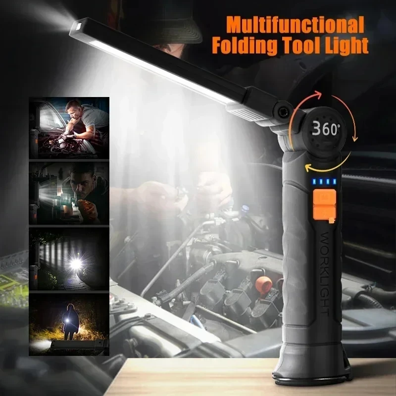 ไฟฉาย LED แบบพกพา COB ชาร์จไฟผ - Camping Lantern บทวิจารณ์และราคา