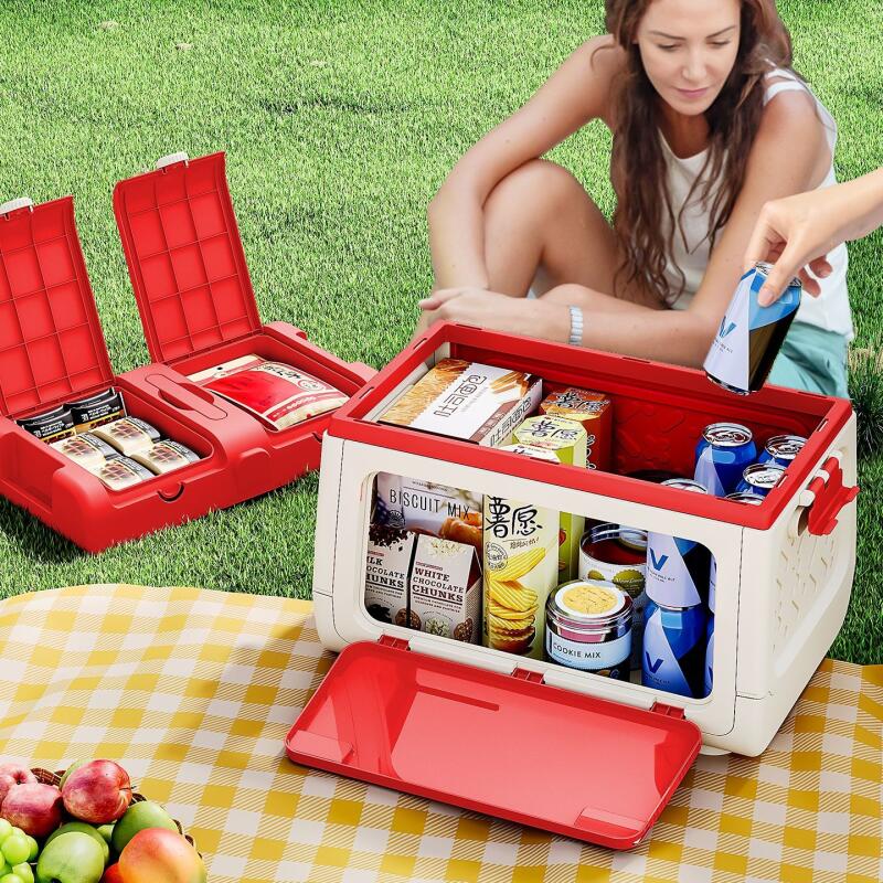 กล่องเก็บของสำหรับตั้งแคมป์กลา - Outdoor Camping Storage Box บทวิจารณ์และราคา