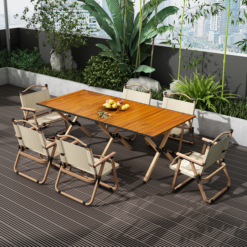 ชุดโต๊ะพับได้สำหรับใช้งานกลางแ - Outdoor Camping Table Foldable บทวิจารณ์และราคา