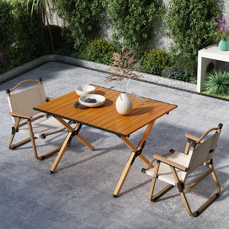 ชุดโต๊ะพับได้สำหรับใช้งานกลางแ - Outdoor Camping Table Foldable บทวิจารณ์และราคา