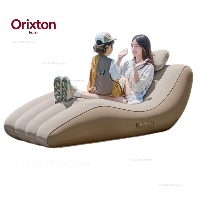 เก้าอี้พักผ่อนพกพาแบบพองลมได้เ - Outdoor Camping Lounge Chairs บทวิจารณ์และราคา
