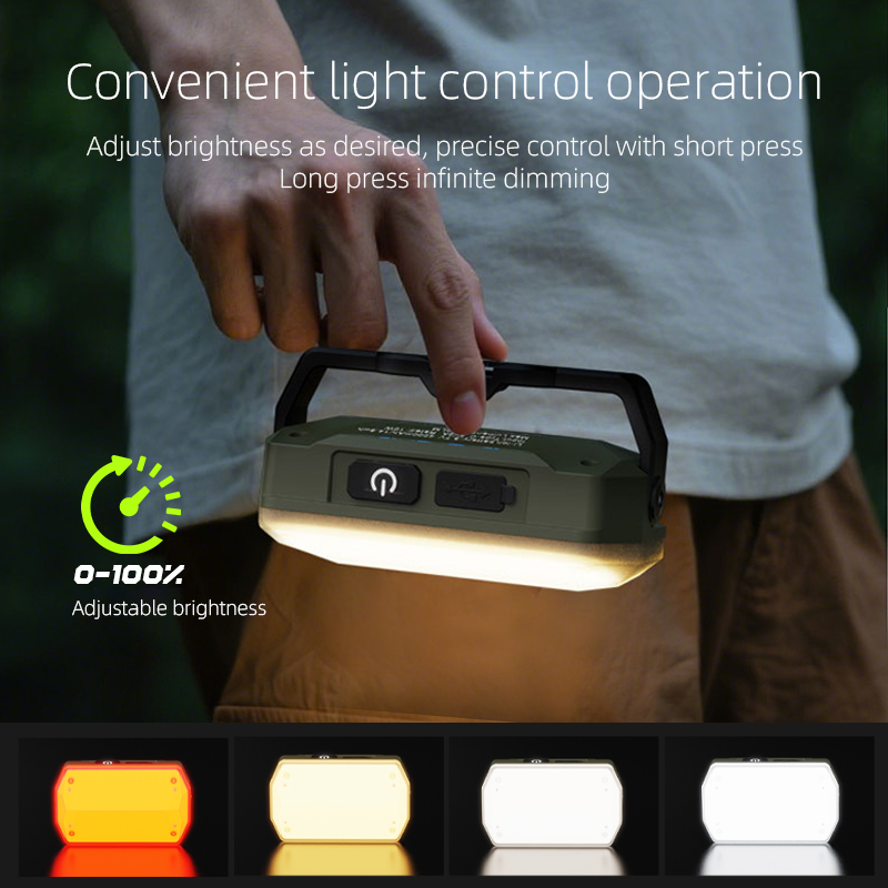 โคมไฟตั้งแคมป์แบบชาร์จไฟได้ โค - Outdoor Camping Equipment บทวิจารณ์และราคา