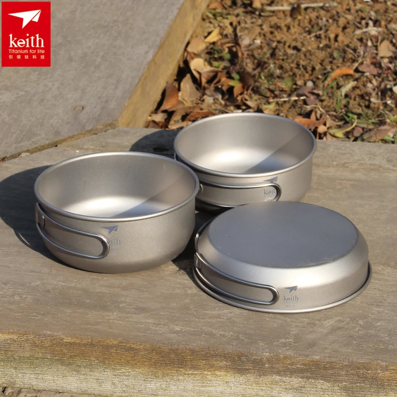 Keith 3PCS ไทเทเนียมเครื่องครั - Outdoor Camping Kitchen Table บทวิจารณ์และราคา