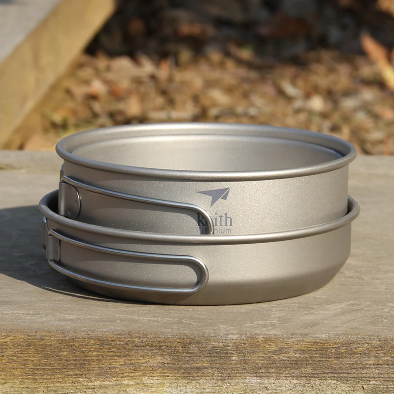 Keith 3PCS ไทเทเนียมเครื่องครั - Outdoor Camping Kitchen Table บทวิจารณ์และราคา