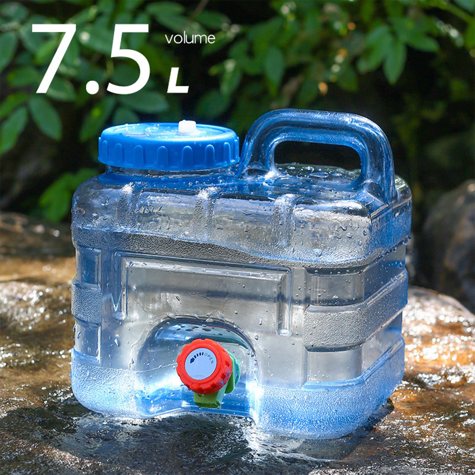 ภาชนะบรรจุน้ำแบบพกพาพร้อมก๊อกน - Outdoor Camping Water Jug บทวิจารณ์และราคา