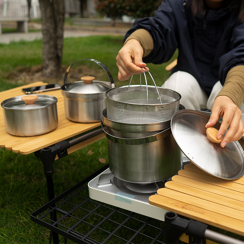 NOBANA ใหม่ล่าสุดกลางแจ้งชุดหม - Outdoor Camping Kitchen Table บทวิจารณ์และราคา