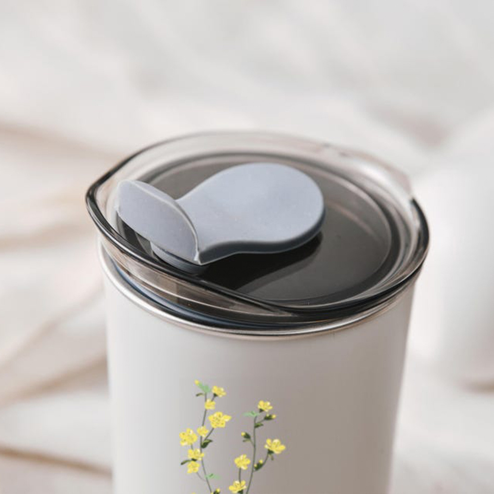 แก้วสแตนเลสลายดอกไม้สีแดงพร้อม - Outdoor Camping Water Tank บทวิจารณ์และราคา