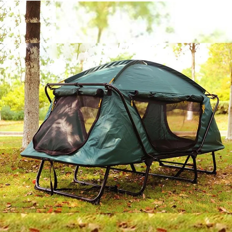 เตียงนอนพับได้ขนาดใหญ่สำหรับ 1 - Outdoor Camping Cot บทวิจารณ์และราคา