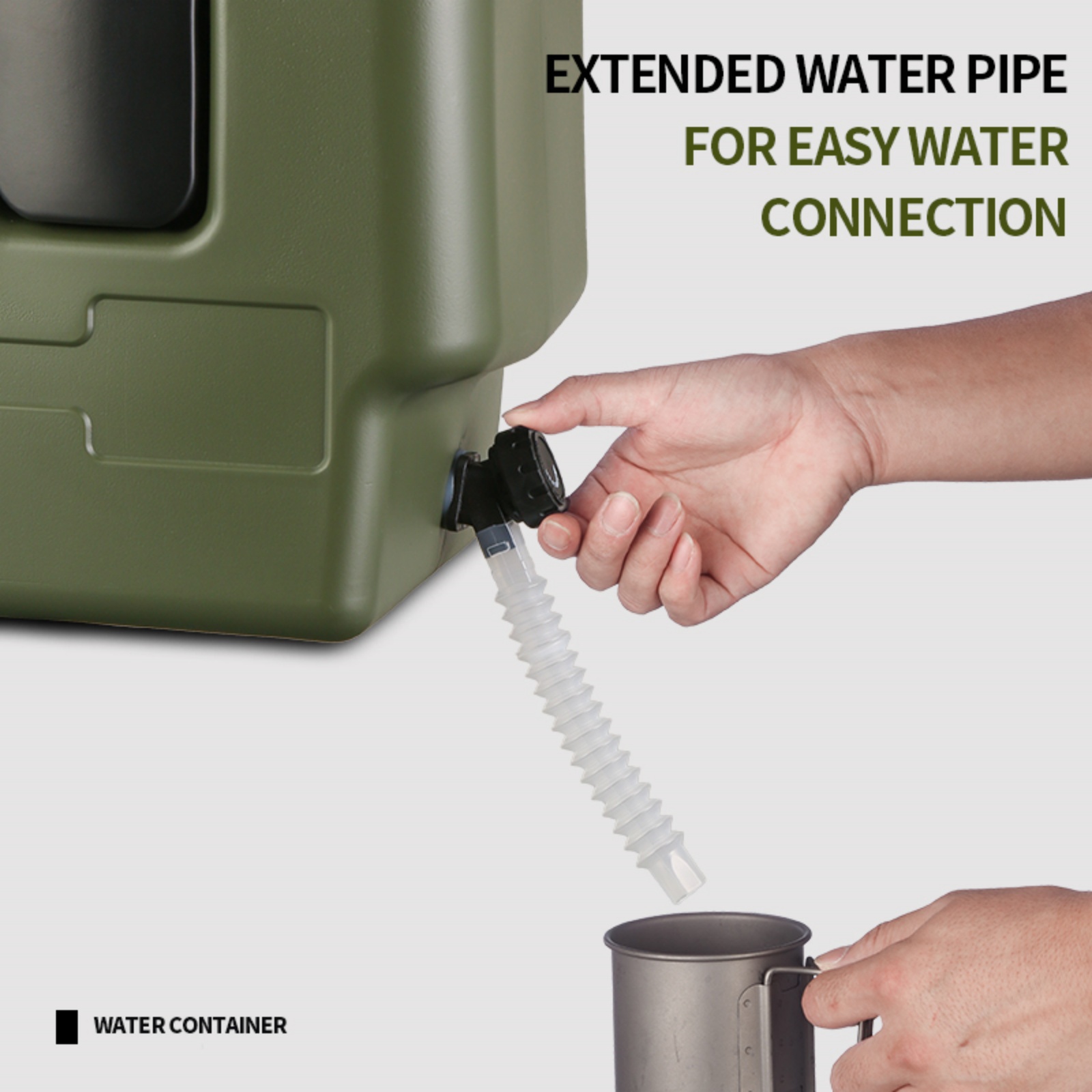 เหยือกน้ำพกพาขนาด 15/20 ลิตร พ - Outdoor Camping Water Tank บทวิจารณ์และราคา