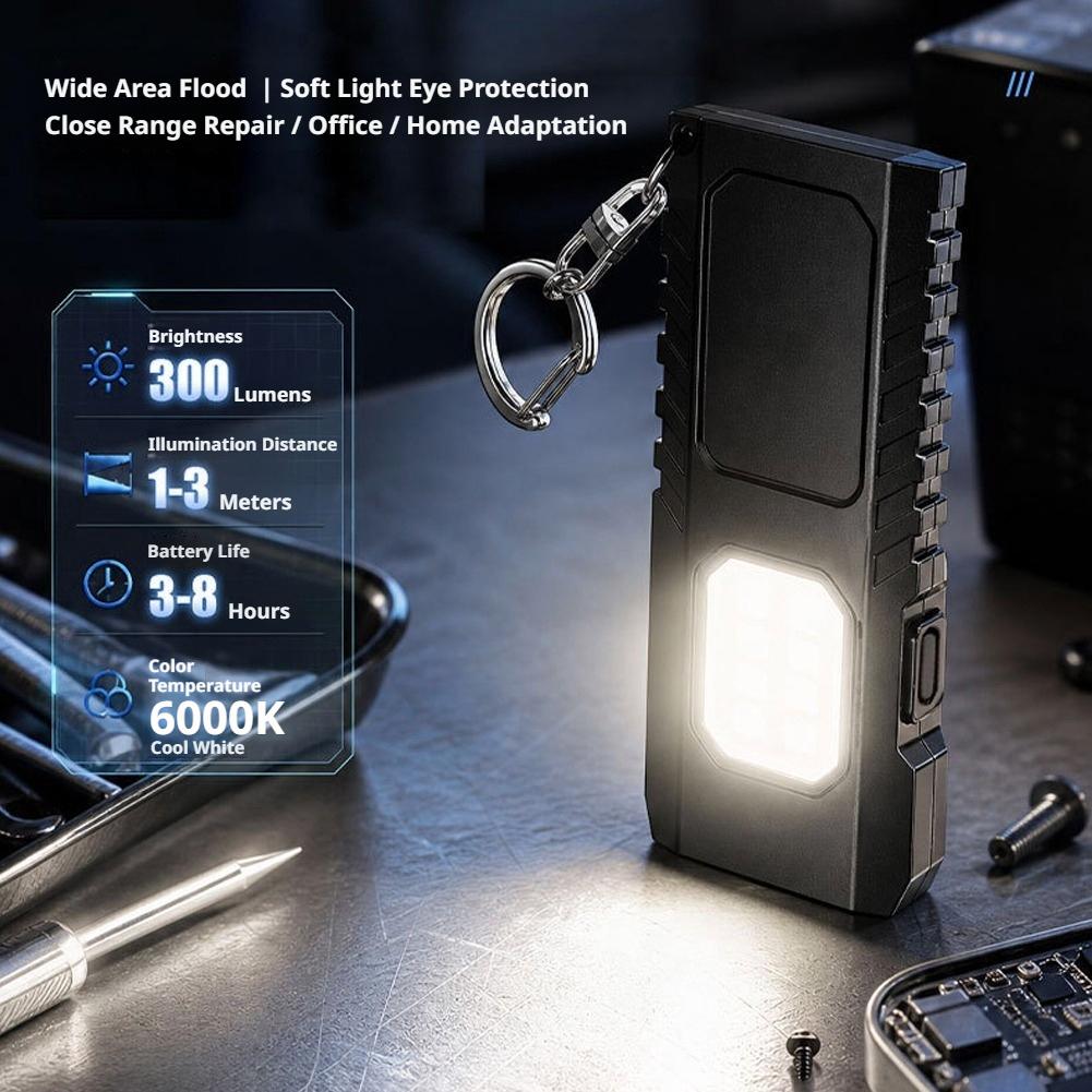 ไฟฉายพวงกุญแจแบบชาร์จ USB ได้อ - Outdoor Camping Lighting บทวิจารณ์และราคา