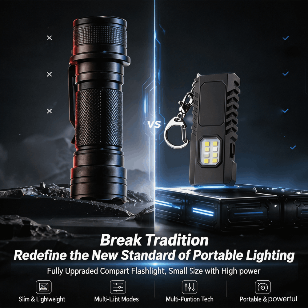 ไฟฉายพวงกุญแจแบบชาร์จ USB ได้อ - Outdoor Camping Lighting บทวิจารณ์และราคา