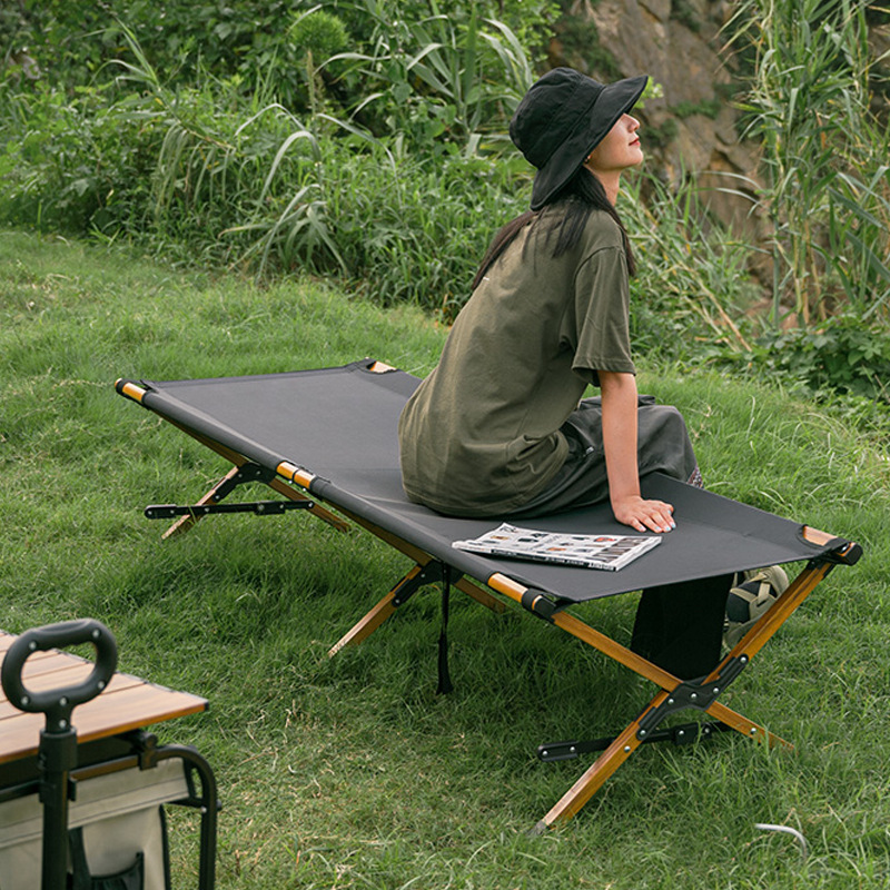 เตียงเดี่ยวขนาดใหญ่แบบพับได้ พ - Outdoor Camping Cot บทวิจารณ์และราคา