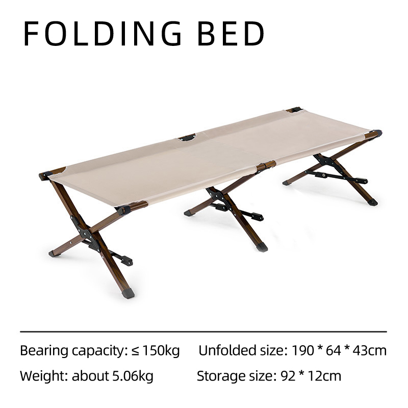 เตียงเดี่ยวขนาดใหญ่แบบพับได้ พ - Outdoor Camping Cot บทวิจารณ์และราคา