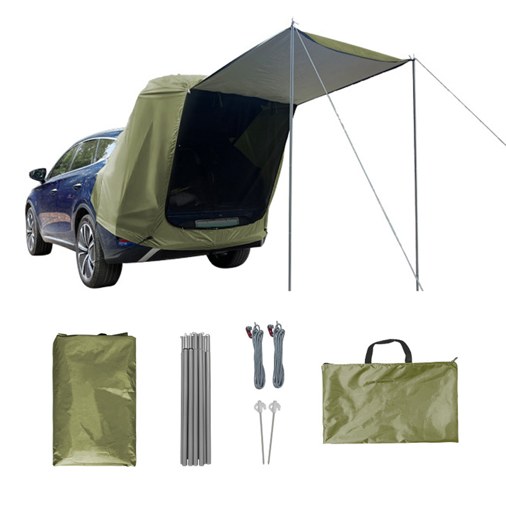 เต็นท์กลางแจ้งรถด้านหลังเต็นท์ - Outdoor Camping Car Tent บทวิจารณ์และราคา