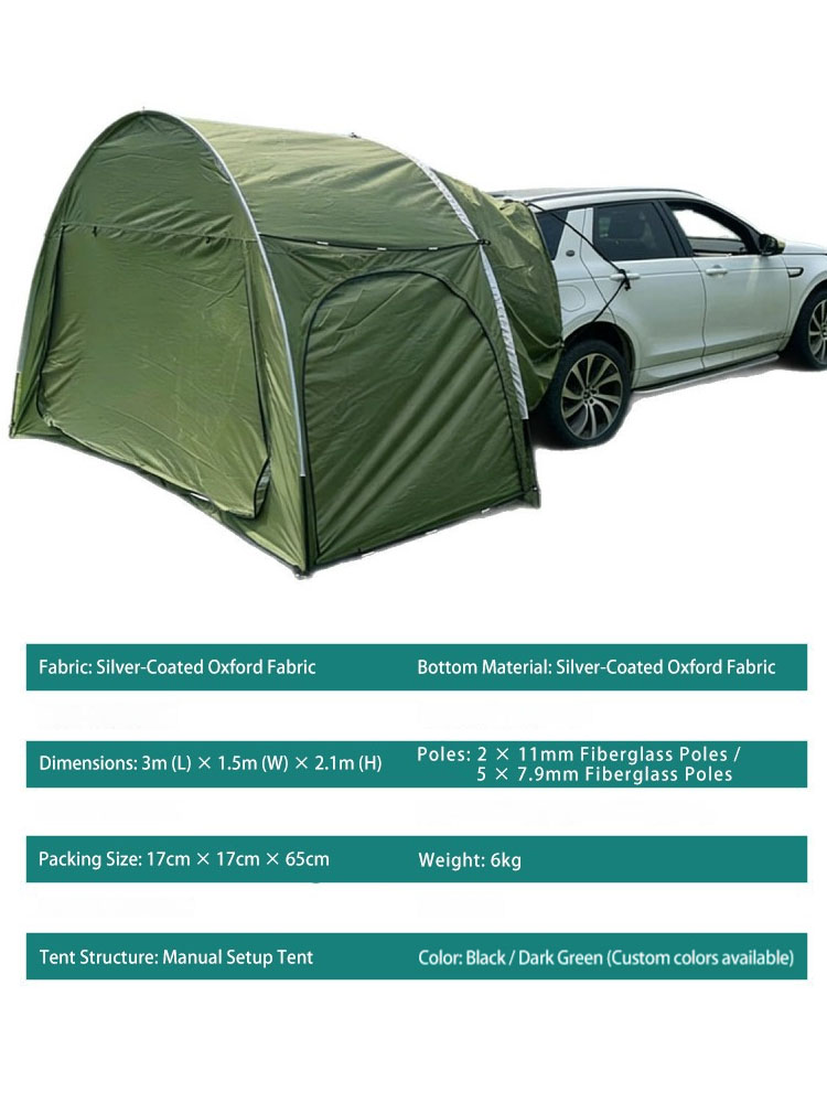 เต็นท์ท้ายรถสำหรับตั้งแคมป์ปิก - Outdoor Camping Car Tent บทวิจารณ์และราคา