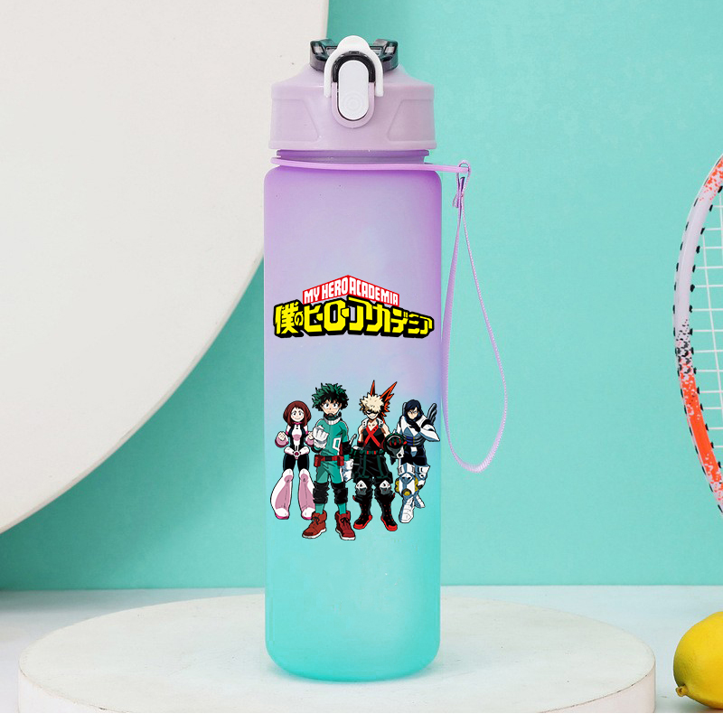 ขวดน้ำลายการ์ตูนอนิเมะมายฮีโร่ - Outdoor Camping Water Tank บทวิจารณ์และราคา