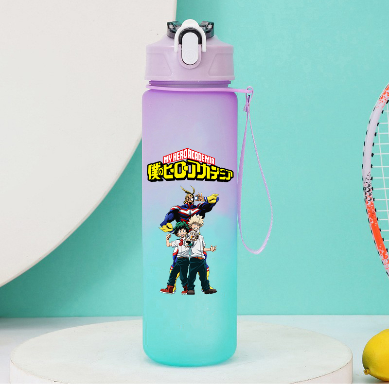 ขวดน้ำลายการ์ตูนอนิเมะมายฮีโร่ - Outdoor Camping Water Tank บทวิจารณ์และราคา