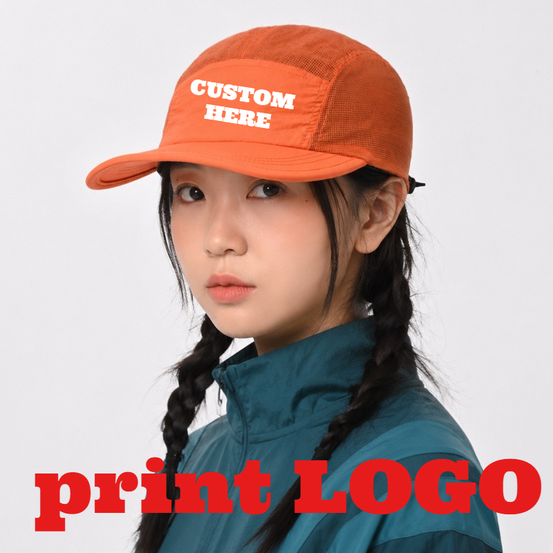 หมวกเบสบอลสีพื้นพิมพ์โลโก้ตามส - Outdoor Camping Logo บทวิจารณ์และราคา