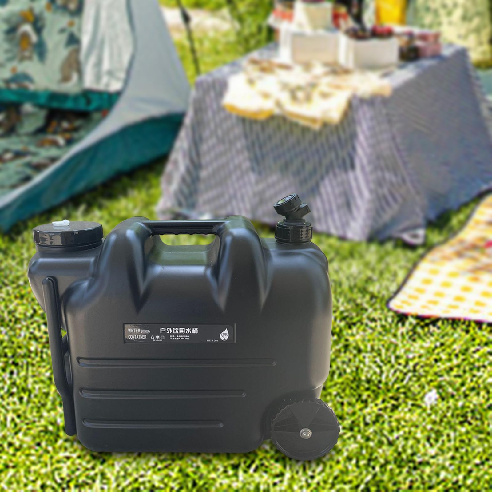 ถังเก็บน้ำสำหรับตั้งแคมป์ 28 ล - Outdoor Camping Water Jug บทวิจารณ์และราคา