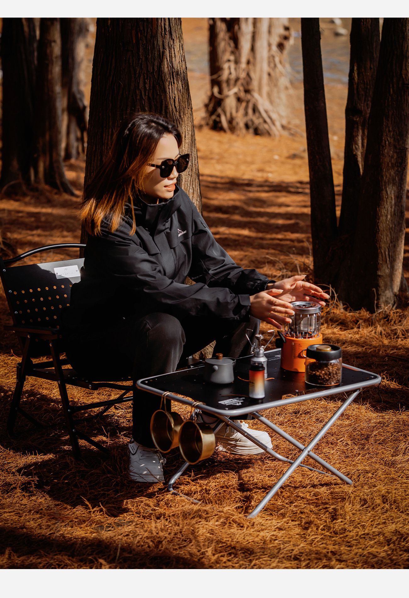 MOUNTAINHIKER โต๊ะเหล็กคาร์บอน - Outdoor Camping Table Foldable บทวิจารณ์และราคา