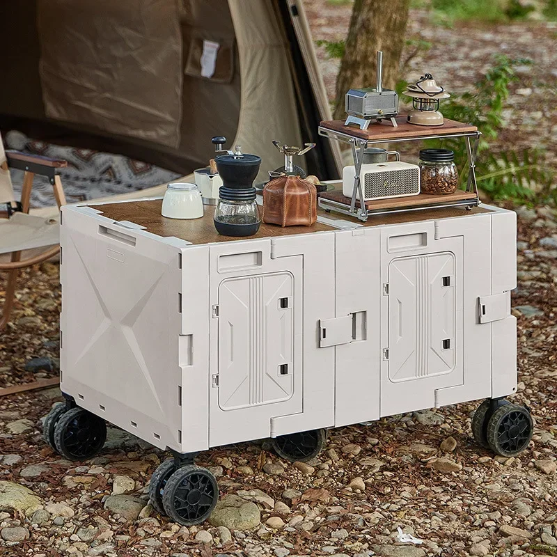 รถเข็นแคมป์ปิ้งอเนกประสงค์สำหร - Outdoor Camping Table Foldable บทวิจารณ์และราคา